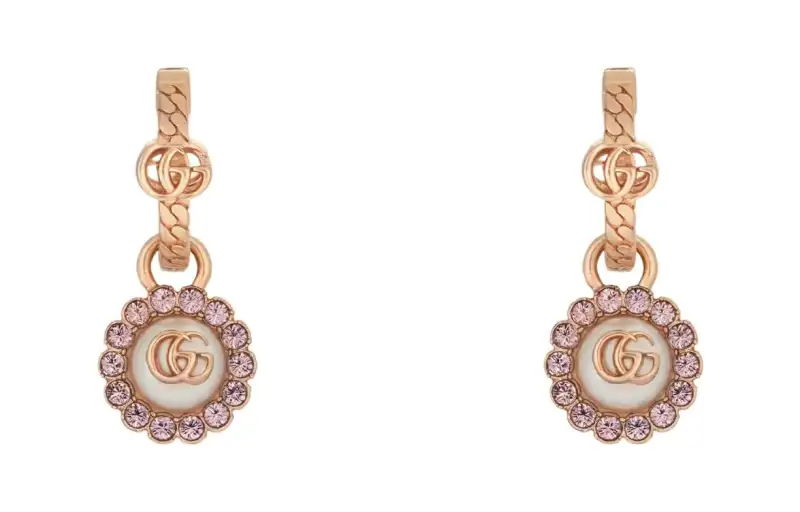 GUCCI Double G-logo Flower Ring