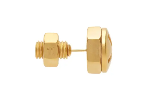 Maison Margiela Brass Earrings Women's Gold