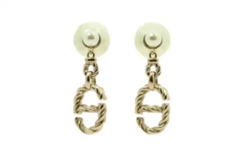 DIOR Earrings Women's Gold