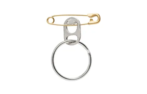 Maison Margiela Brass Earrings Unisex Silver