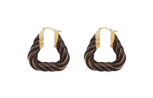 Bottega Veneta Leather Earrings Women's