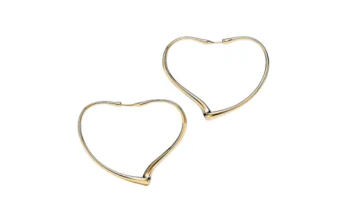 TIFFANY & CO. Elsa Peretti Collection Karat Gold Earrings Unisex Gold