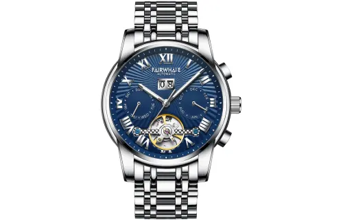 FAIRWHALE Starlight Collection Men's Watch Automatic Mechanical Movement Stainless Steel Watchband Watch
