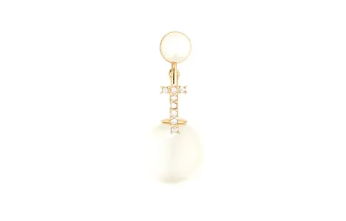 DIOR My ABCDior Earrings Women's White