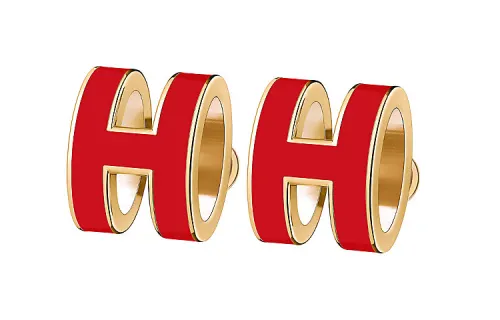 HERMES Earrings Pop H