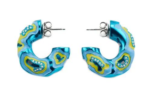 Bottega Veneta Earrings Women's Blue