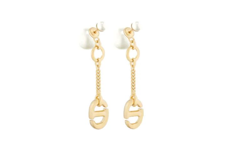 DIOR Earrings Women's Gold