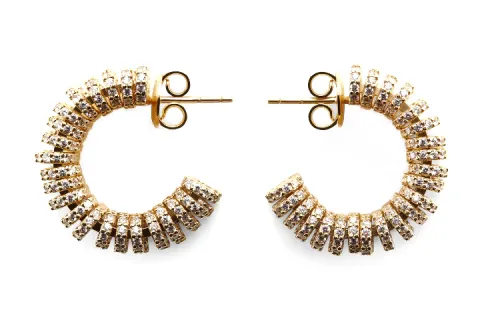 Bottega Veneta Earrings Women's Gold