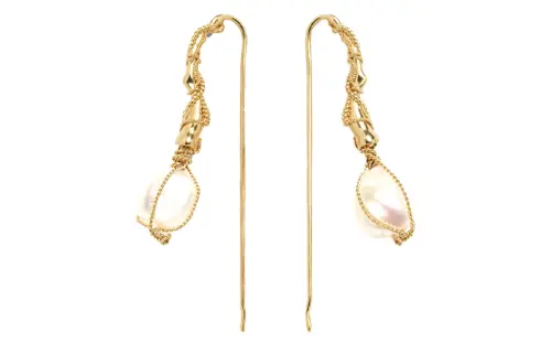 Bottega Veneta Earrings Women's White