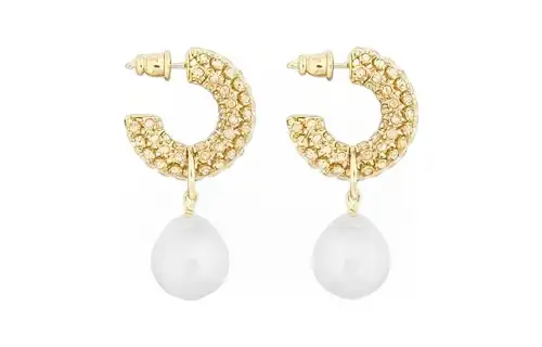 DIOR Earrings Women's Gold