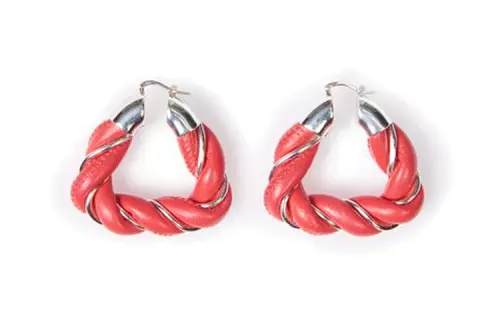 Bottega Veneta Earrings Women's Red