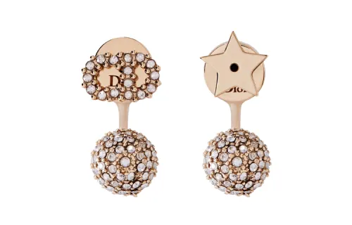 DIOR Earrings Women's Rose Gold