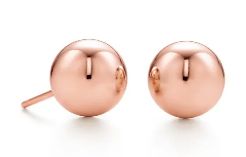 TIFFANY & CO. HardWear 18K Rose Gold Earrings Women's