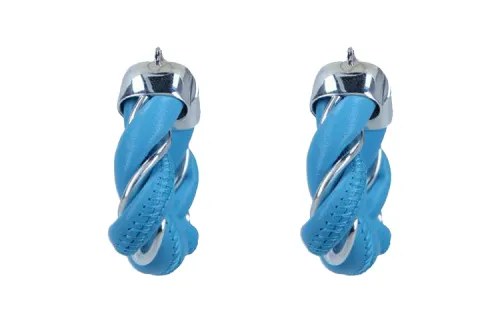 Bottega Veneta Earrings Women's Sky Blue
