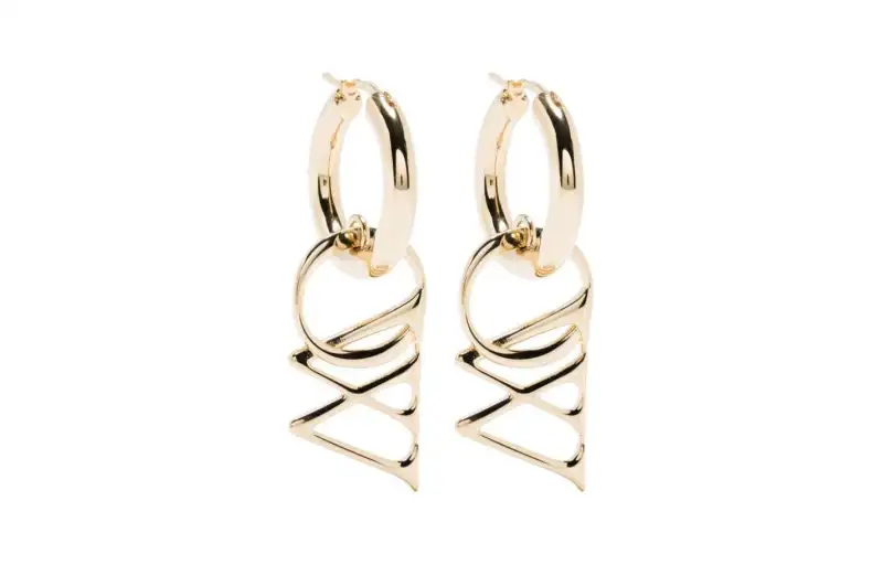 OFF WHITE Ow Drop Earrings