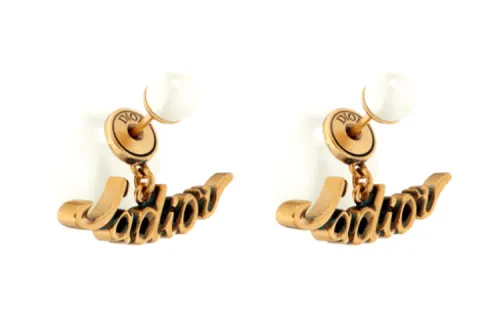 DIOR Earrings Women's Metallic