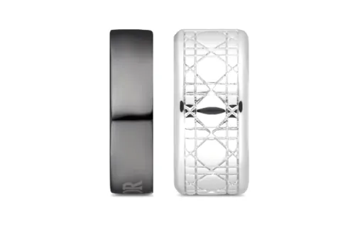 DIOR Earrings Women's Black/Silver