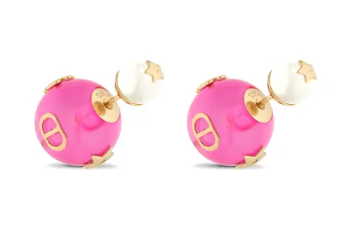 DIOR Earrings Women's Pink