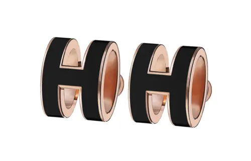 HERMES Earrings Pop H