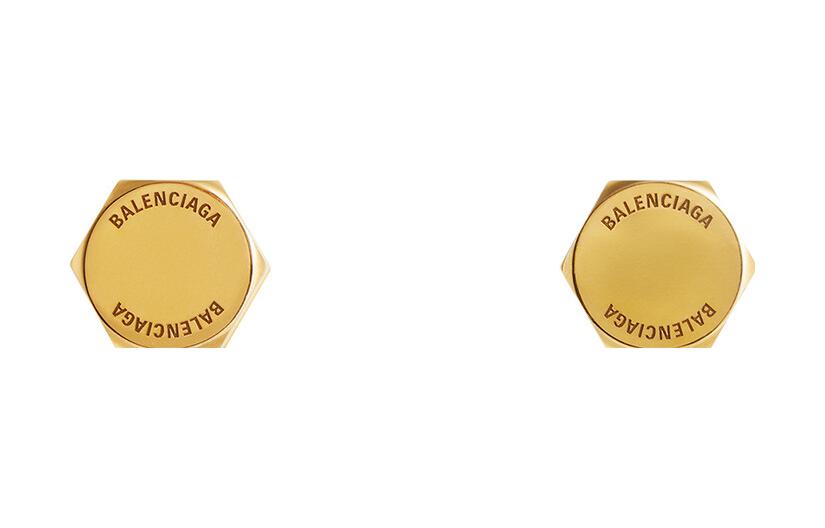 Женские серьги Balenciaga (золотые)