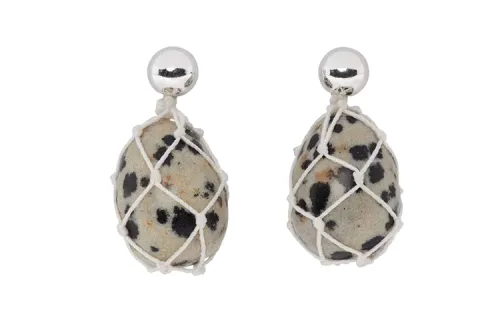 Bottega Veneta Dalmaitian Bead Earrings