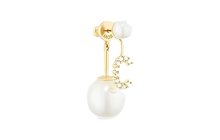 DIOR Earrings Women's White