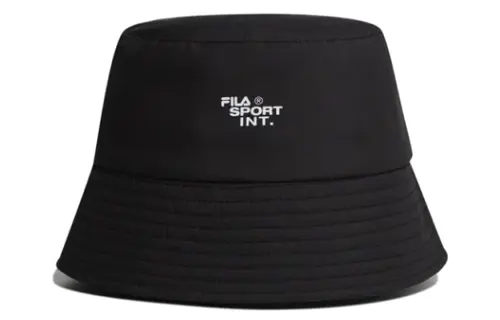 FILA Polyester Bucket Hats Unisex Black