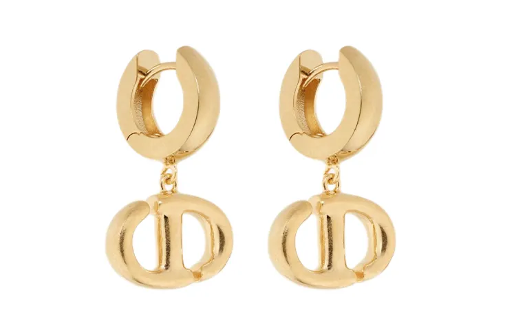 DIOR Earrings Women's Gold