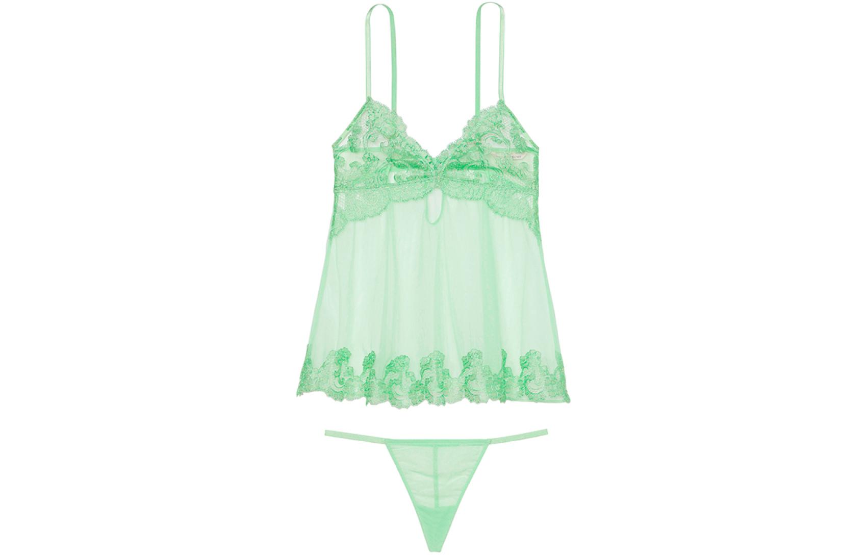 Женская пижама Victoria's Secret (зеленая)
