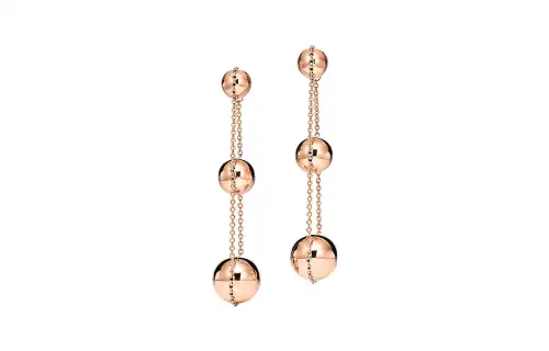 TIFFANY & CO. HardWear Earrings Women's Rose Gold