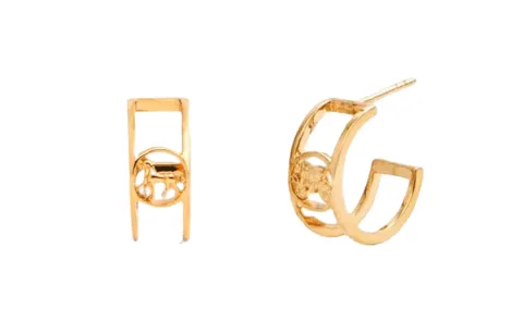 COACH Copper Earrings Women's Gold