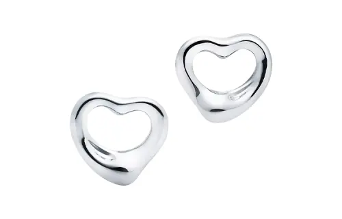 TIFFANY & CO. Elsa Peretti® 925 Sterling Silver Earrings Unisex Silver