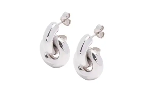 LOEWE 925 Sterling Silver Earrings Women's