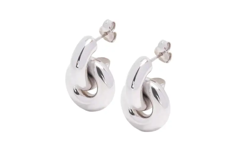 LOEWE 925 Sterling Silver Earrings Women's