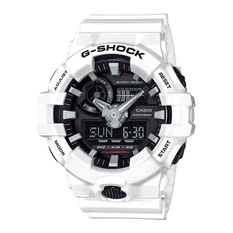 CASIO Unisex Liquid Crystal/Analog Dual Display Series Gray Watch GA-700-7ARP