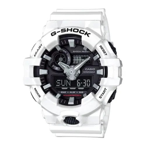 CASIO Unisex Liquid Crystal/Analog Dual Display Series Gray Watch GA-700-7ARP