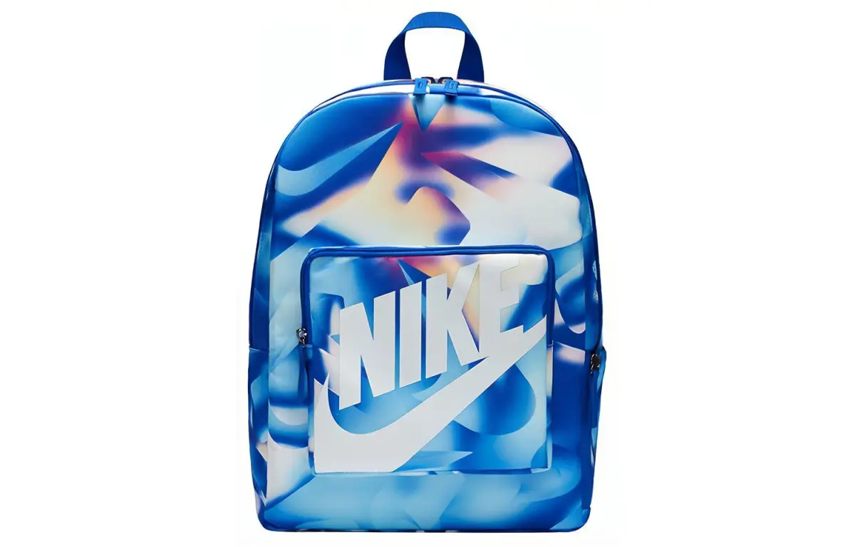 Nike Polyester Backpack Regular Men's Blue