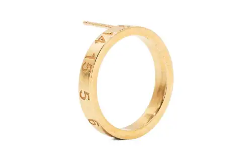 Maison Margiela Circle Number Logo Earring