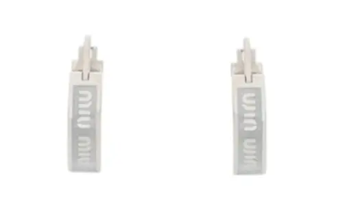 MIU MIU Metal Earrings Women's Gold