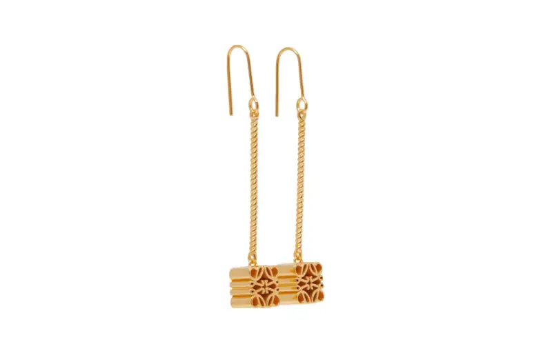 LOEWE Brass Earrings Women's Gold