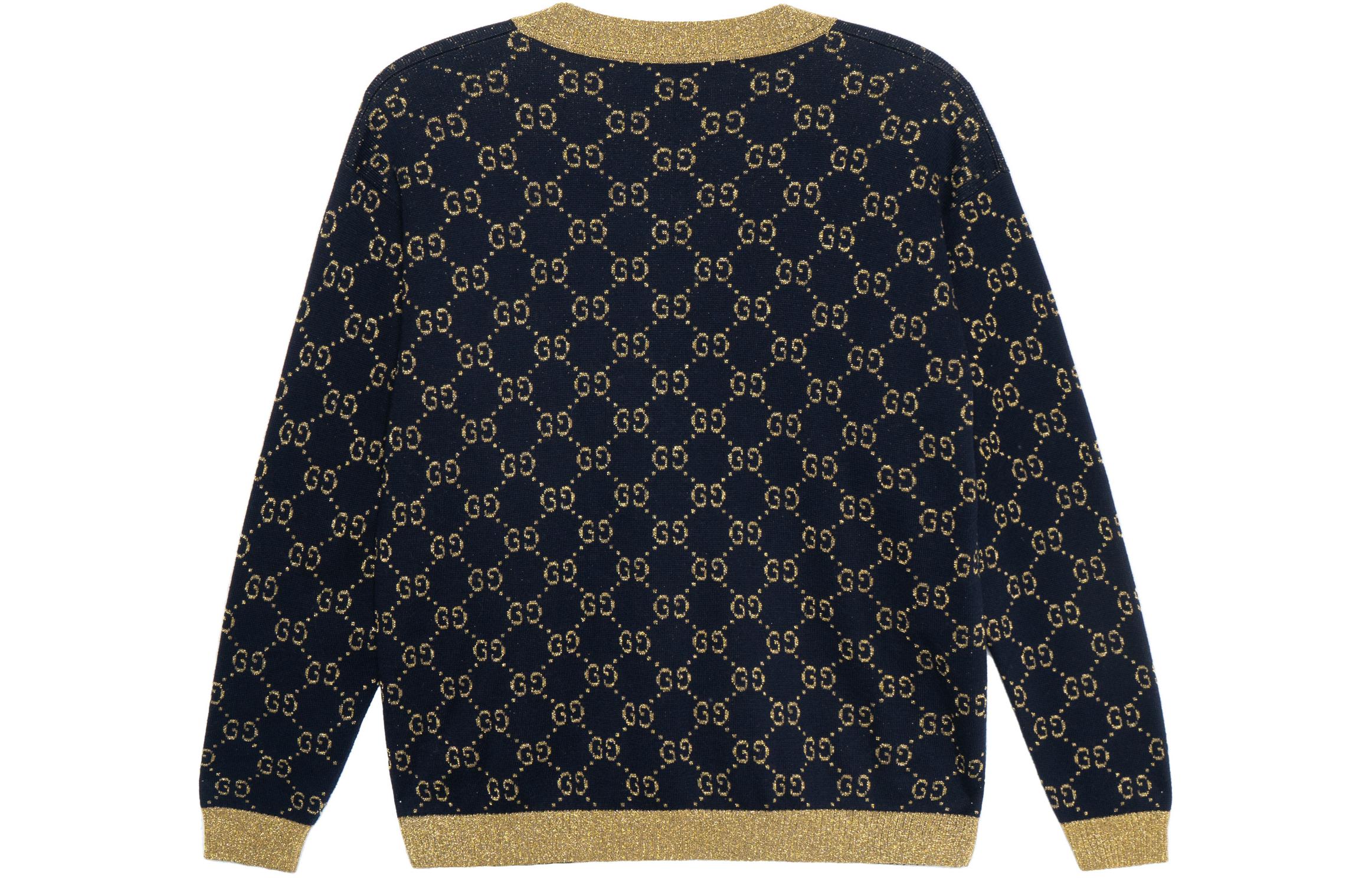Женская куртка Gucci Logo (темно-синяя) — фото 2