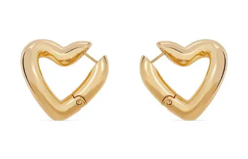 Balenciaga Heart Loop Earrings