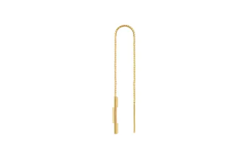 GUCCI 18K Gold Earrings Women's Gold