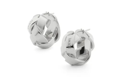 LOEWE 925 Sterling Silver Earrings Women's Silver