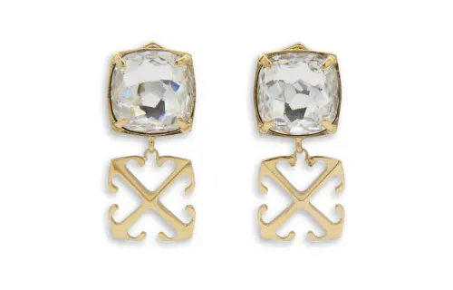 OFF-WHITE Arrows-motif drop earrings