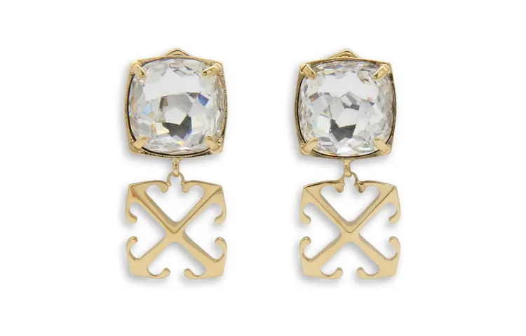 OFF-WHITE Arrows-motif drop earrings