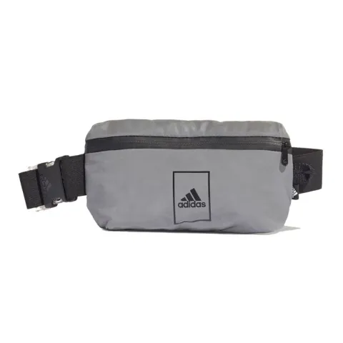 Adidas Recycled Polyester Fanny Pack, Shoulder Bag, Crossbody Bag Regular Unisex Gray