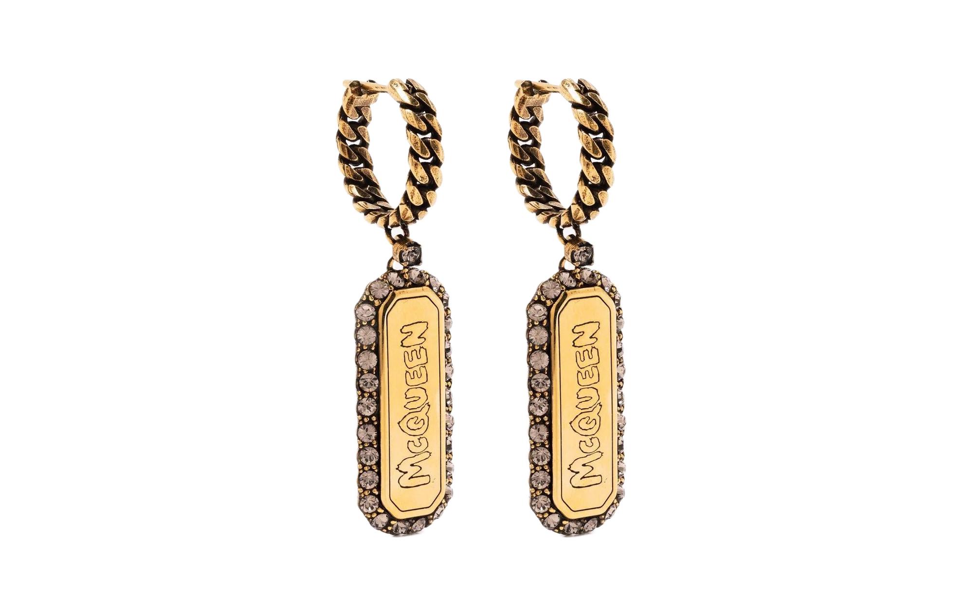 Серьги Alexander Alexander McQueen (золотые)