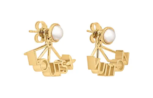 LOUIS VUITTON Earrings Women's Gold