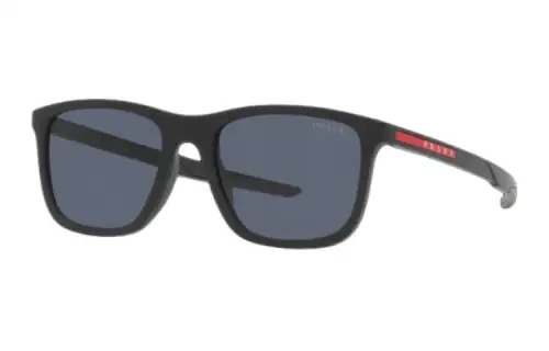 PRADA Square Sunglasses Men's Black